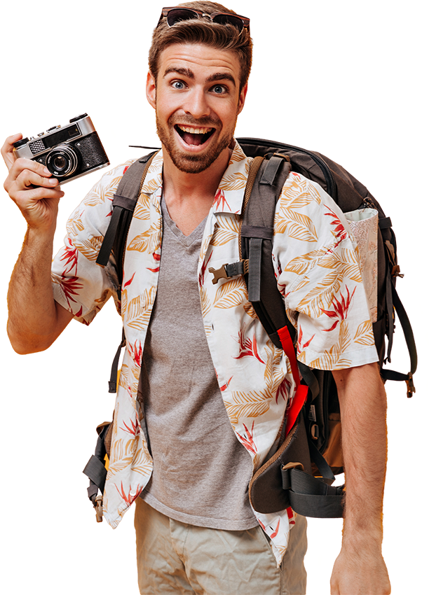 Traveler planning a personalized tour with Quickroute